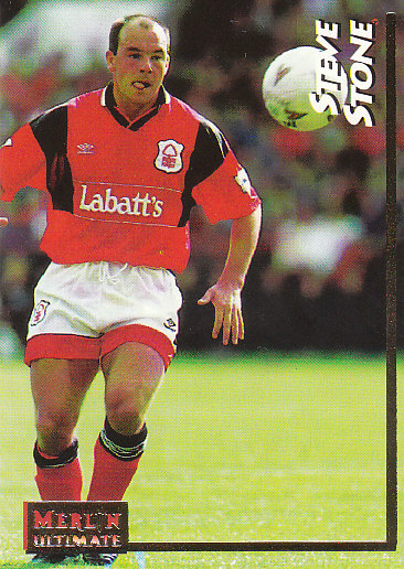 Steve Stone Nottingham Forest 1995/96 Merlin Ultimate #161